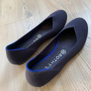 Rothy's Navy Flats, Size 8